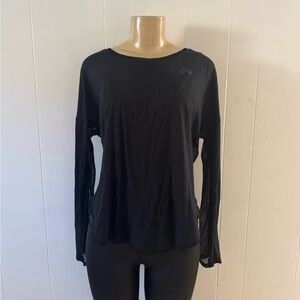 Nike mesh sheer top large